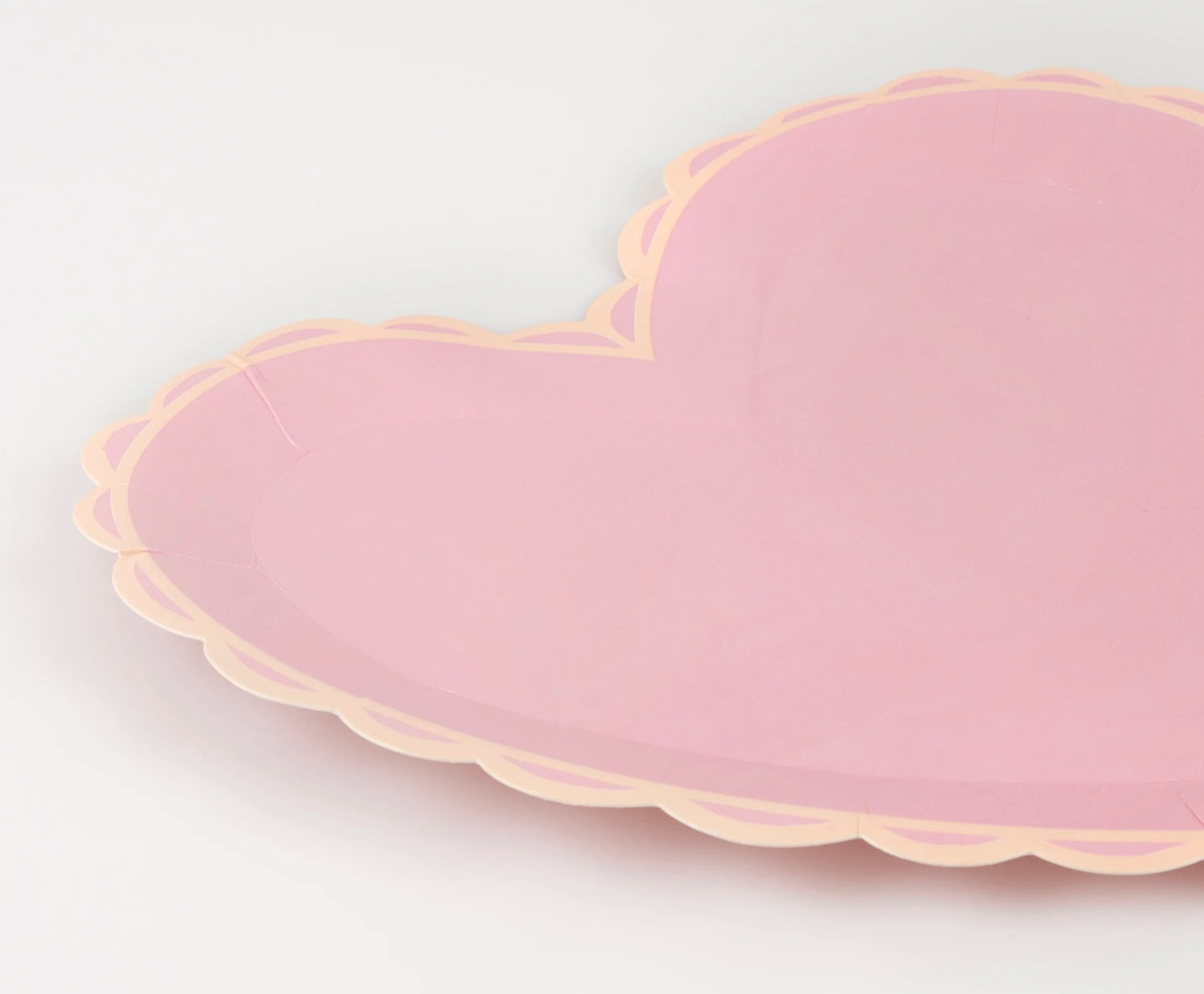 Pastel Heart Large Plate (x8)