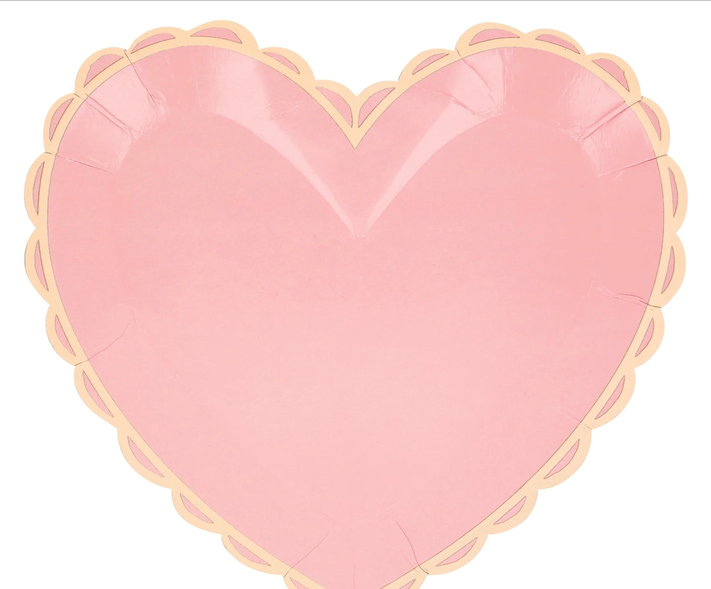 Pastel Heart Large Plate (x8)