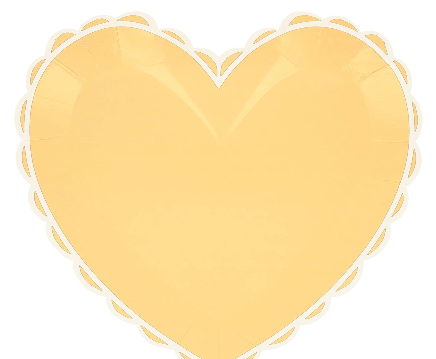 Pastel Heart Large Plate (x8)