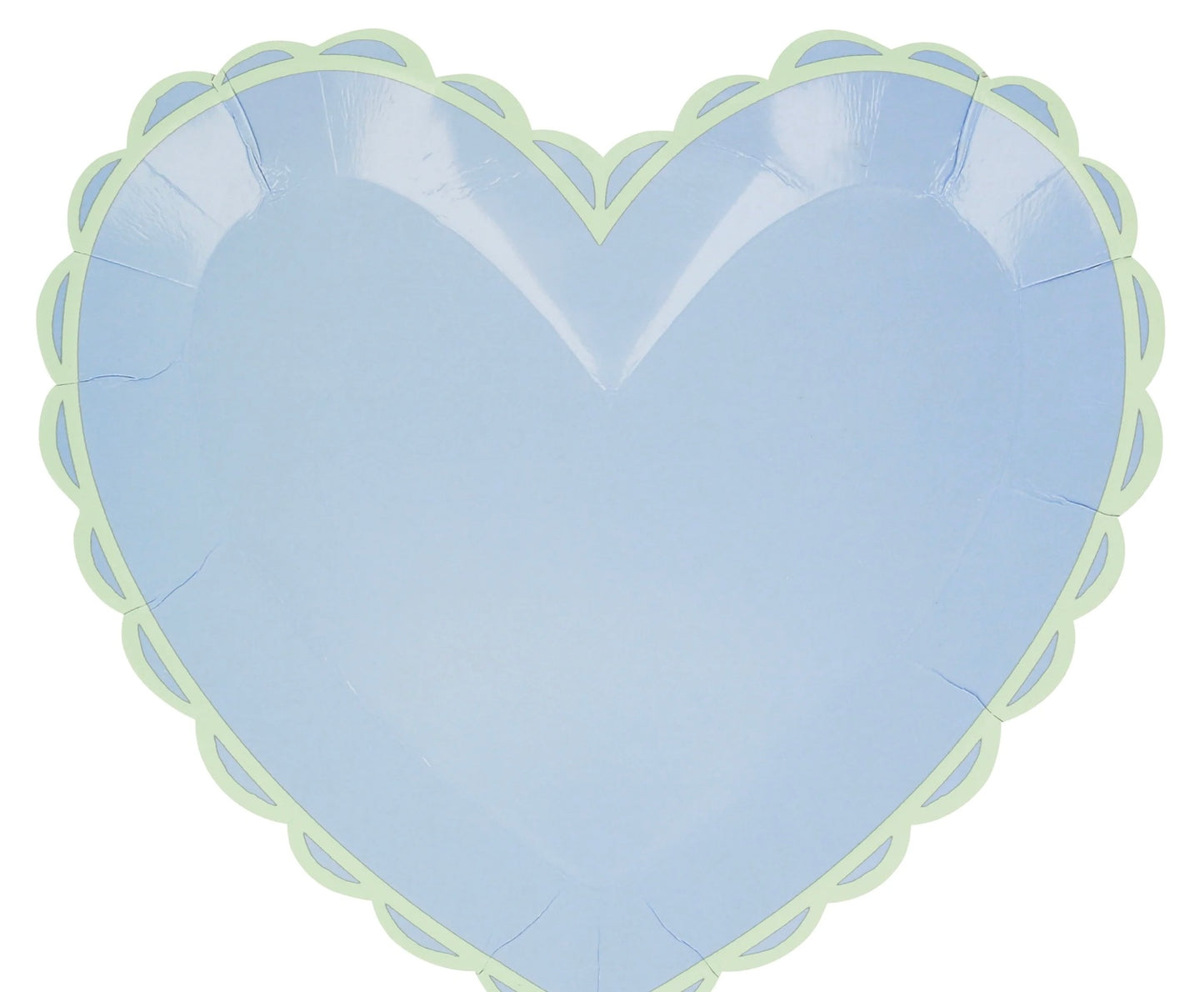 Pastel Heart Large Plate (x8)