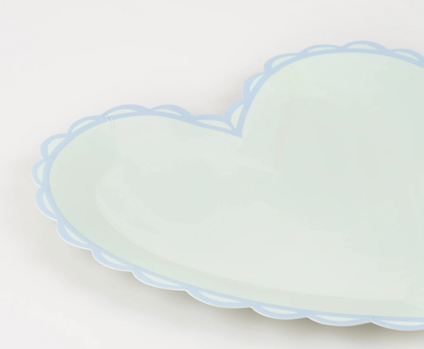 Pastel Heart Large Plate (x8)