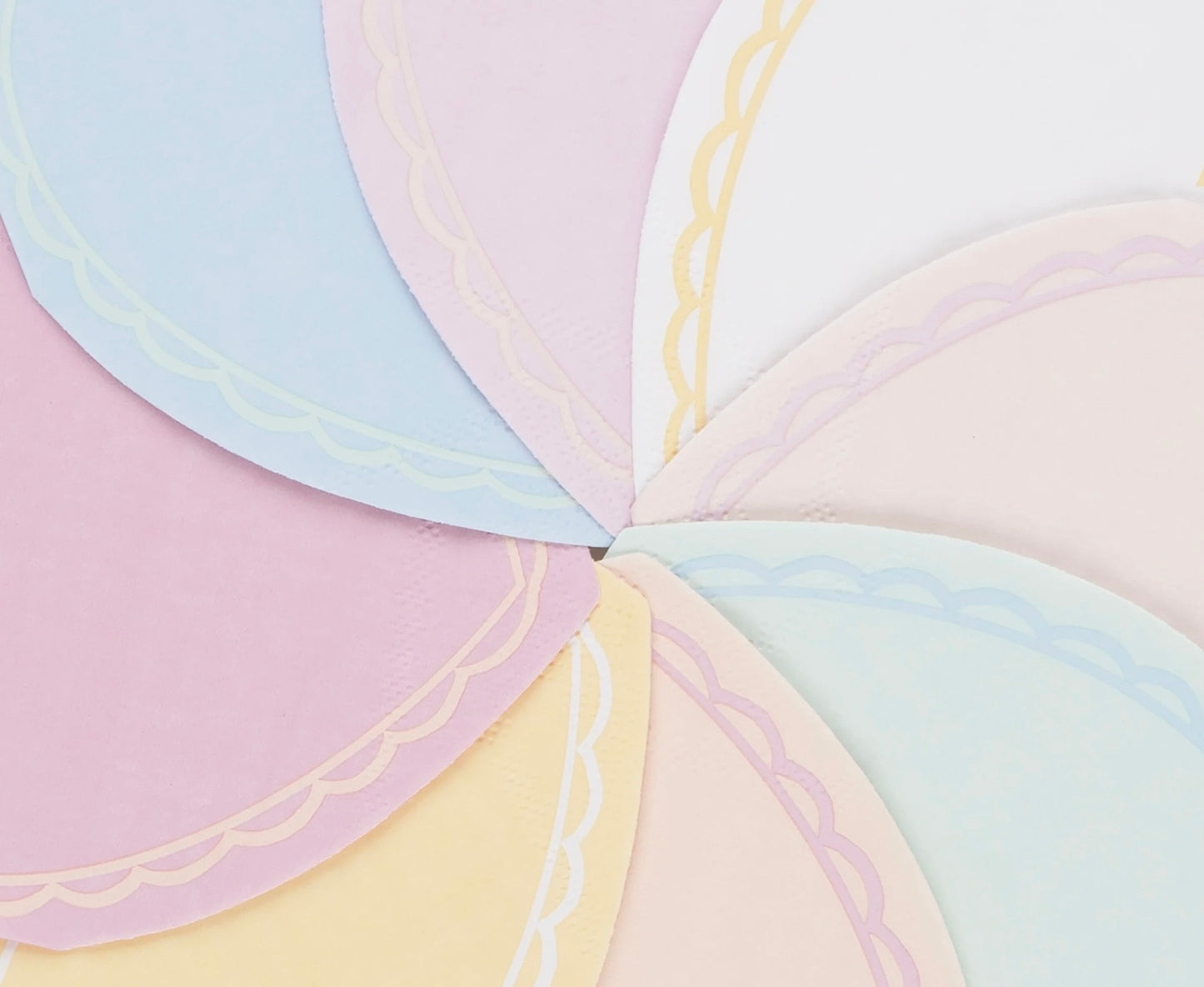 Pastel Heart Large Napkins (x16)